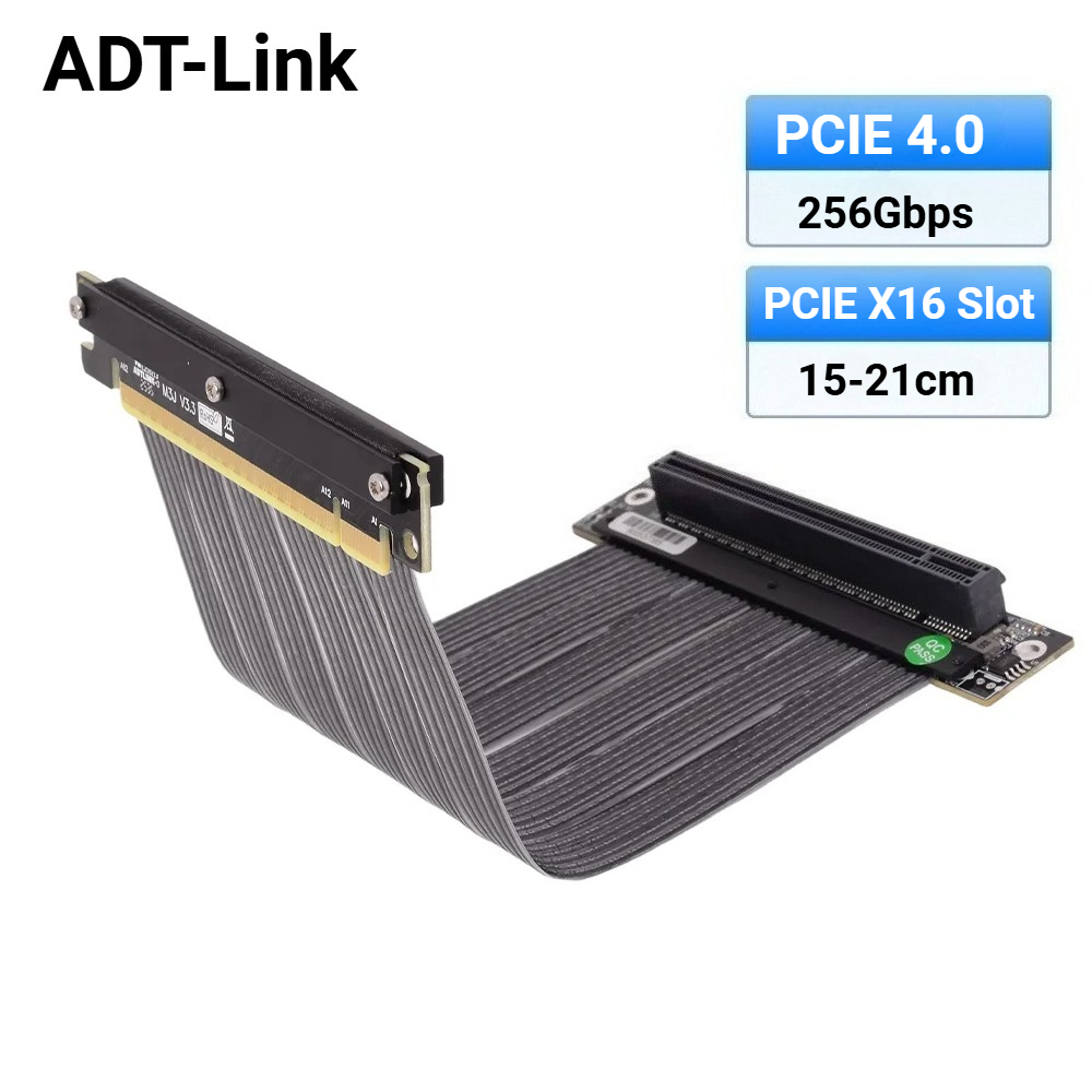 ADT-Link 2025 신형 단일 리버스 라이저 케이 - Itx Gpu Riser Pcie 4.0 16X 리뷰 및 가격